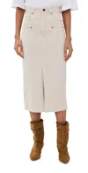 ISABEL MARANT BRITT SKIRT ECRU