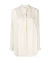 Isabel Marant Britten Embroidered-detail Shirt In White