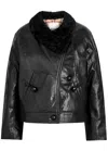 Isabel Marant Briyana Quilted Leather Jacket In Black