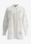Isabel Marant Broderie Anglaise Blouse In White