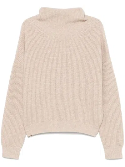 ISABEL MARANT BROOKE CASHMERE AND MERINOS WOOL SWEATER