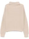 Isabel Marant Blugirl Flanel Stretch Wide Leg Trousers In Neutral