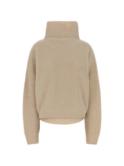 Isabel Marant Brooke Knit Jumper In Beige In Neutral