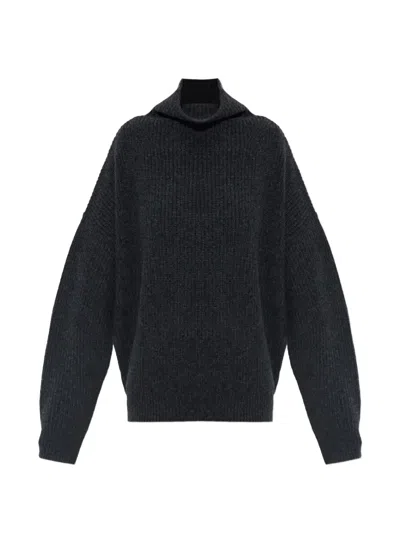 Isabel Marant Brooke Ribbed Sweater In Black