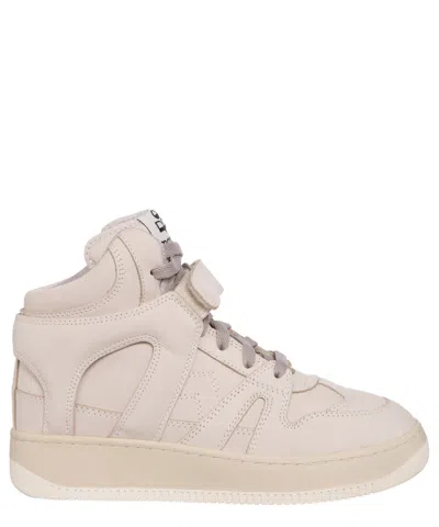 Isabel Marant Brooklee High-top Sneakers In Sand