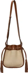 Isabel Marant Silao Bucket Bag In Natural/cognac