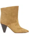 Isabel Marant Brown Ankle Boots With Pointed Toe In Brown