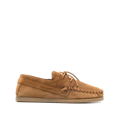 Isabel Marant Fenlis Flat Derby Shoes In Brown