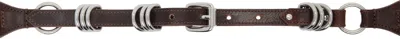 Isabel Marant Brown Bolton Belt In Multi