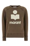 Isabel Marant Brown Cotton Blend Sweatshirt In Brown