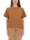 Isabel Marant Brown Cotton T-shirt