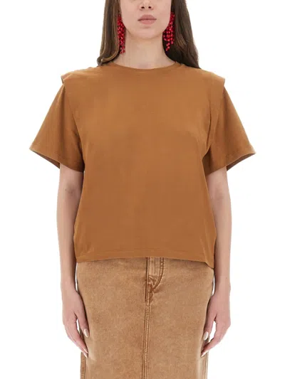 Isabel Marant Brown Cotton T-shirt