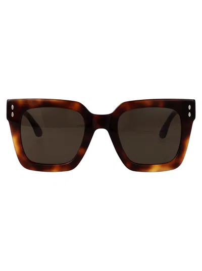 Isabel Marant Brown Havana Acetate Sunglasses