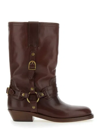 Isabel Marant Brown Heiko Mid-calf Boots