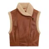 Isabel Marant Alime Vest In Brown