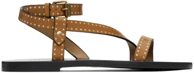 Isabel Marant Brown Jopee Sandals In Havana