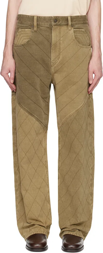 Isabel Marant Brown Jorkis Jeans In 50bz