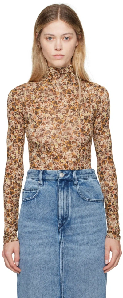 Isabel Marant Brown Joyela Turtleneck In 11cn Cinnamon