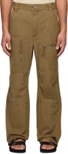Isabel Marant Brown Kleber Jeans In Light Bronze