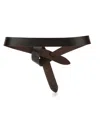 Isabel Marant Brown Leather Belts In Brown