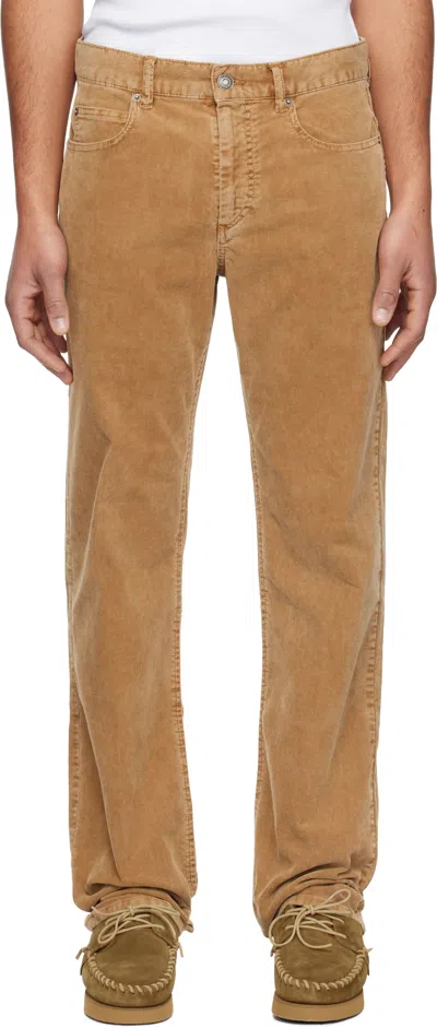 Isabel Marant Brown Lewys Trousers In 50cm