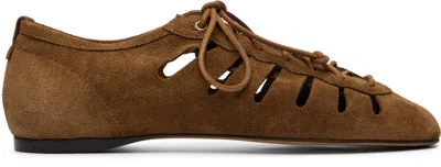 Isabel Marant Brown Leyza Ballerina Flats