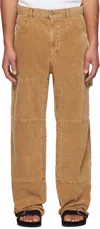 Isabel Marant Brown Lorson Trousers In 50cm