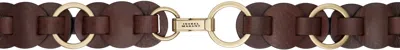 Isabel Marant Belt "linkage" Gold-tone Hardware In Brown
