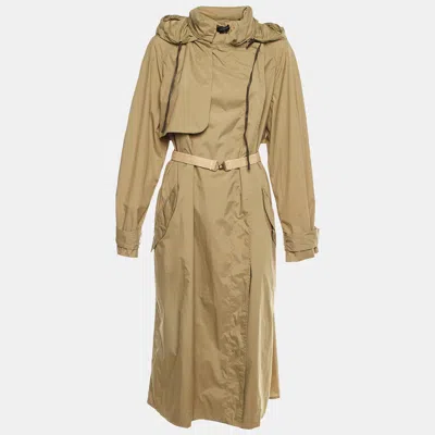 Pre-owned Isabel Marant Brown Nylon Dracen Rain Coat M