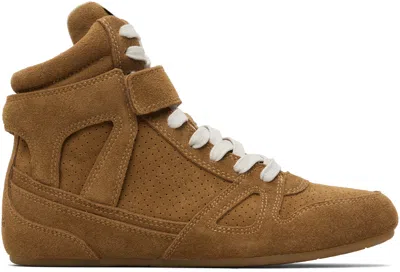Isabel Marant Brown Senny High Sneakers