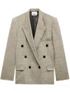 Isabel Marant Klero-ga Blazer In Brown