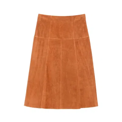 Isabel Marant Brown Skirts - A-line Skirts Women In Orange
