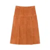 Isabel Marant Brown Skirts In Orange