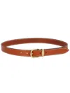 Isabel Marant Brown Solid Buckle Belt In Brown