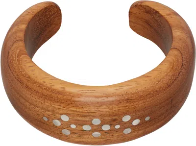 Isabel Marant Brown Wonder Bracelet In Burnt Henna