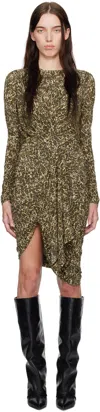 Isabel Marant Brown Zorah Midi Dress In Brown