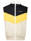 Isabel Marant Bruce High Collar Sleeveless Jacket In Multicolor