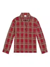 Isabel Marant Bruna Checked Cotton Shirt In Red