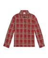 Isabel Marant Womens Red Bruna Plaid-pattern Cotton Blouse In Red
