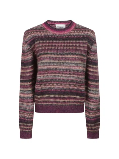 Isabel Marant Brushed-knit Sweater In Multi