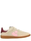 Isabel Marant Beth Leather Sneaker In Neutral