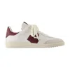Isabel Marant Beth Gb Three-strap Calfskin Sneakers In White