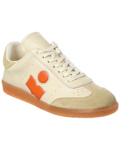 ISABEL MARANT BRYCE LEATHER & SUEDE SNEAKER