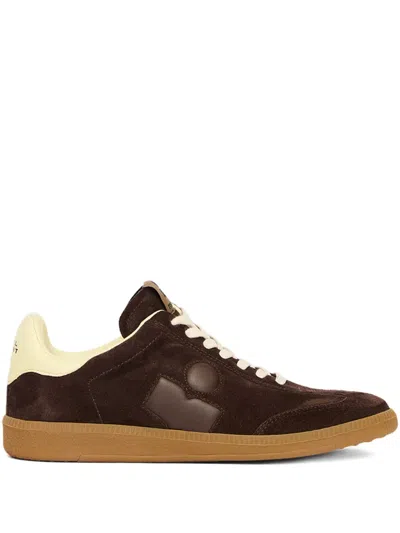 Isabel Marant Bryce Low-top Suede Sneakers Shoes In Brown
