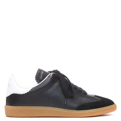 Isabel Marant Bryce Low-top Leather Sneakers In Black