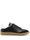 Isabel Marant Bryce Low-top Leather Sneakers In Black