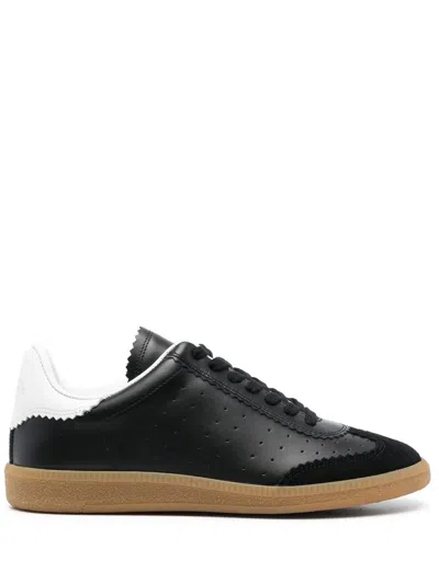 Isabel Marant Bryce Low-top Leather Sneakers In Black