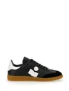 Isabel Marant Bryce Leather Sneakers In Black