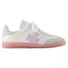 Isabel Marant Lace-up Low-top Sneakers In White