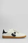 Isabel Marant Beth Leather Sneakers In White